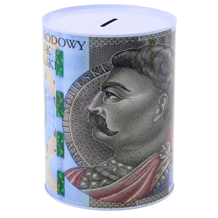 Taupyklė Metalinė dėžutė 500 zlotų banknotas 16x12cm