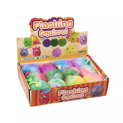 Minkymo kamuoliukas, skirtas minkymui, spaudymui, antistresinis, spalvotas, 9 cm