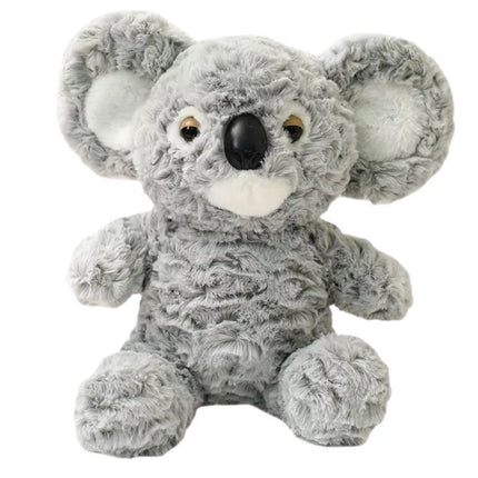 Pliušinis talismanas, mielas žaislinis koala lokys, pilkas, 22 cm