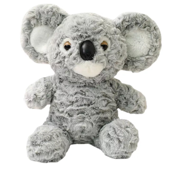 Pliušinis talismanas, mielas žaislinis koala lokys, pilkas, 22 cm