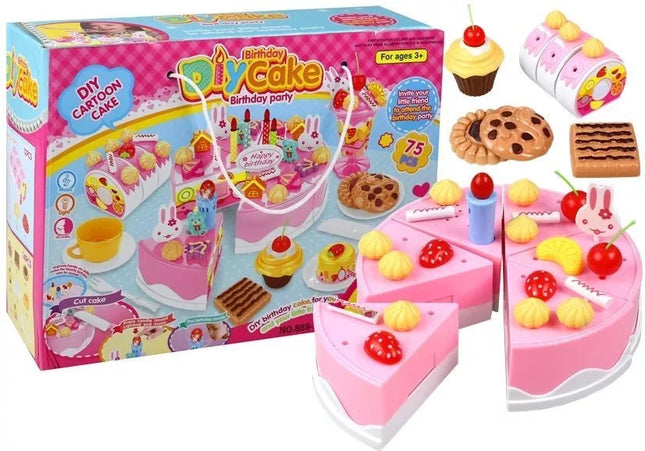 Tortas gimtadieniui, pjaustomas