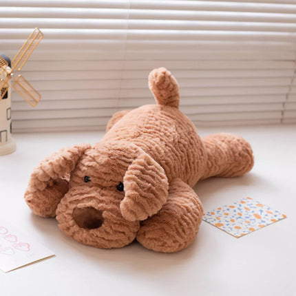 Pliušinis Maskotas Žaislinis Šuo Smėlio Spalvos 30cm