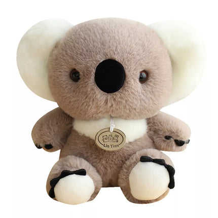Pliušinis talismanas, minkštas žaislas koala, pilkas, 23 cm