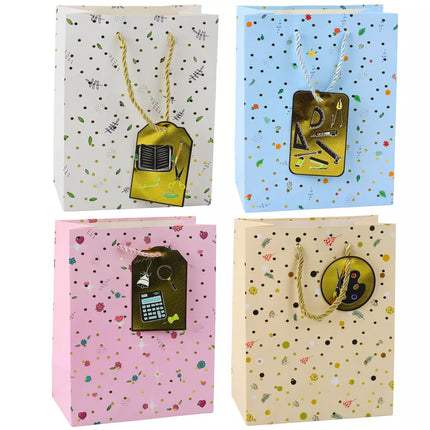 Dovanų maišelis mokiniui/mokytojui, 23 x 18 x 10,5 cm