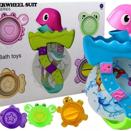 Delfinas su raštais vonios krabas Vėžlys Žuvis Varle