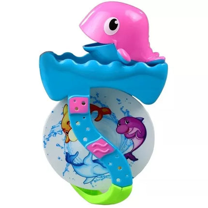 Delfinas su raštais vonios krabas Vėžlys Žuvis Varle