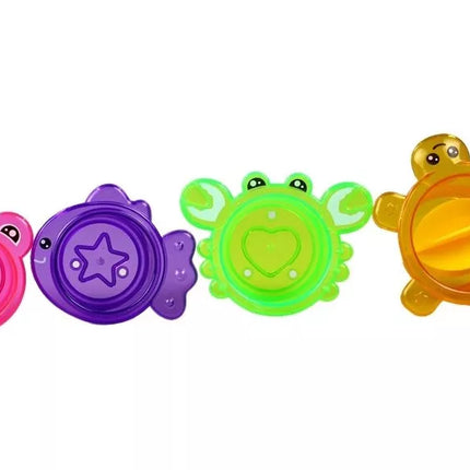 Delfinas su raštais vonios krabas Vėžlys Žuvis Varle