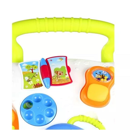 Daugiafunkcis stumdukas kūdikiams, padedantis žengti pirmuosius žingsnius