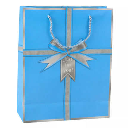 Dovanų maišelis su kaspinėliu „Just For You“, 32 x 26 x 12 cm