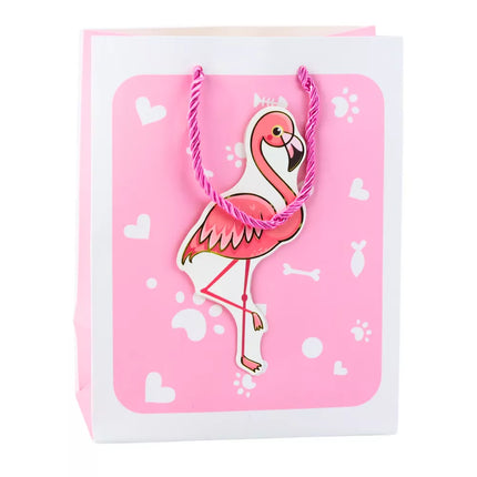 Dovanų maišelis 3D gyvūnai pastelinės spalvos 23 x 18 x 10 cm