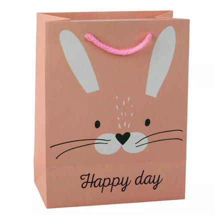 Popierinis dovanų maišelis Gyvūnai su blizgučiais 23 x 18 x 10,5 cm