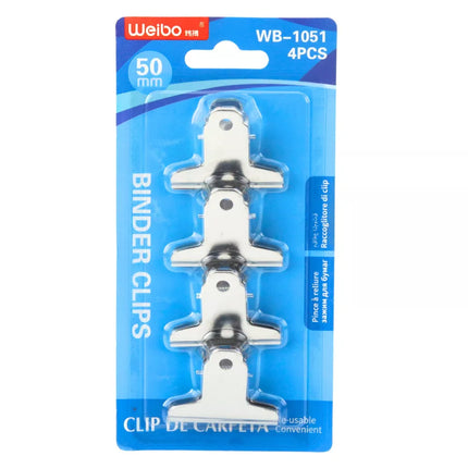 4 metalinių sąvaržėlių rinkinys 50 mm