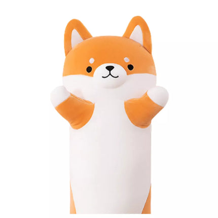 Pliušinis Ši-iba Šuns Maskotas Pagalvė, Stačiakampė, Volelis, 60cm