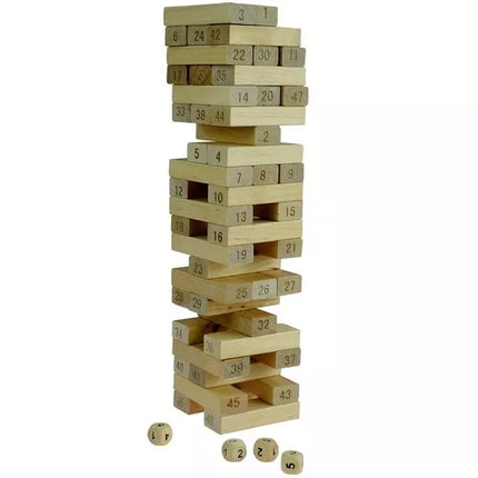 Jenga žaidimas – medinis bokštas, kurio negalima sugriauti!