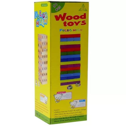 Jenga žaidimas – medinis bokštas, kurio negalima sugriauti!