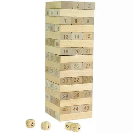 Jenga žaidimas – medinis bokštas, kurio negalima sugriauti!