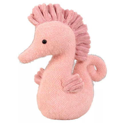 Pliušinis talismanas, mielas vandens arkliukas, rožinis, 25 cm