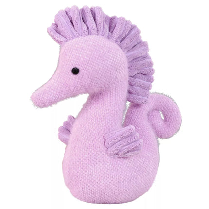 Pliušinis talismanas, minkštas žaislas, vandens arkliukas, violetinis, 25 cm