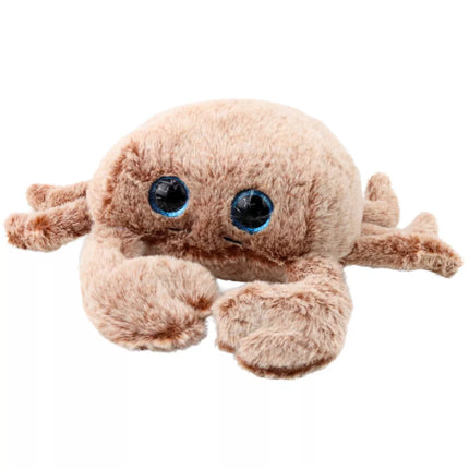 Pliušinis talismanas, minkštas žaislas krabas, smėlio spalvos, 26 cm