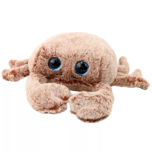 Pliušinis talismanas, minkštas žaislas krabas, smėlio spalvos, 26 cm