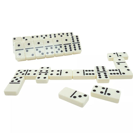 Klasikinis Domino Žaidimas Tradicinis Šešiukės Rinkinys 28 Kauliukai