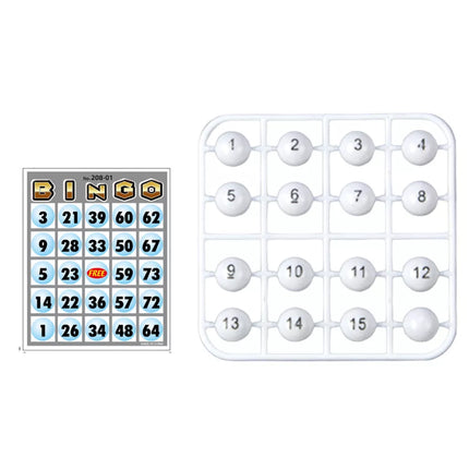 Šeimos Bingo Žaidimas Klasikinis 80 kamuoliukų 20 kortelių traukimo mašina