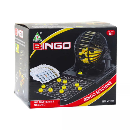 Šeimos Bingo Žaidimas Klasikinis 80 kamuoliukų 20 kortelių traukimo mašina