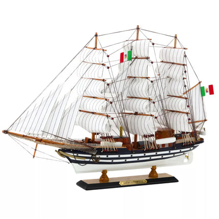 Kolekcinis dekoratyvinis burlaivio Amerigo Vespucci modelis 64x46 cm