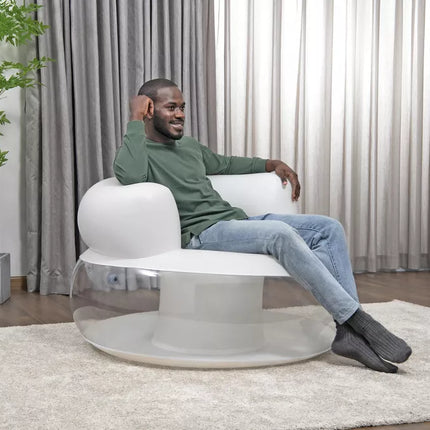 Pripučiama kėdė balta 112 x 112 x 70 cm Bestway 75138