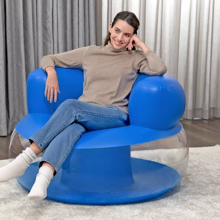 Pripučiama mėlyna kėdė 112 x 112 x 70 cm Bestway 75138