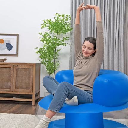 Pripučiama mėlyna kėdė 112 x 112 x 70 cm Bestway 75138