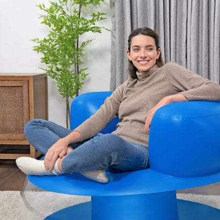 Pripučiama mėlyna kėdė 112 x 112 x 70 cm Bestway 75138