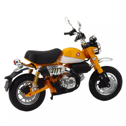 Motociklo retro klasikiniai metaliniai žibintai geltoni 1:12