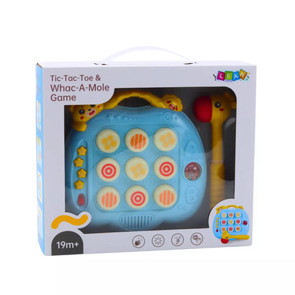 „Whac-A-Mole“ įgūdžių žaidimas, plaktukas mažyliams, mėlynas