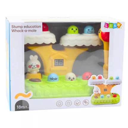 „Whack-A-Mole“ įgūdžių žaidimas mažiems vaikams, 20 melodijų, 7 greičio lygiai