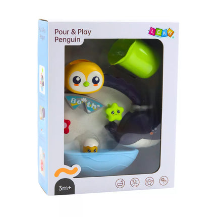 Interaktyvus vandens žaislas voniai Pingvinas Banginis
