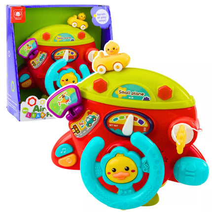 Interaktyvus lėktuvo prietaisų skydelis, daugiafunkcinis mažasis pilotas, garsai