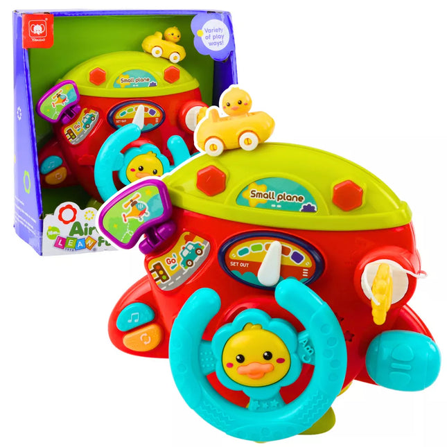 Interaktyvus lėktuvo prietaisų skydelis, daugiafunkcinis mažasis pilotas, garsai