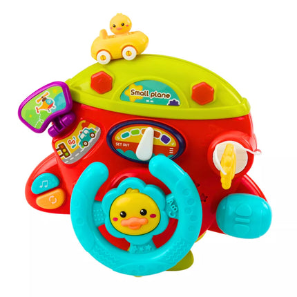 Interaktyvus lėktuvo prietaisų skydelis, daugiafunkcinis mažasis pilotas, garsai