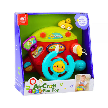 Interaktyvus lėktuvo prietaisų skydelis, daugiafunkcinis mažasis pilotas, garsai