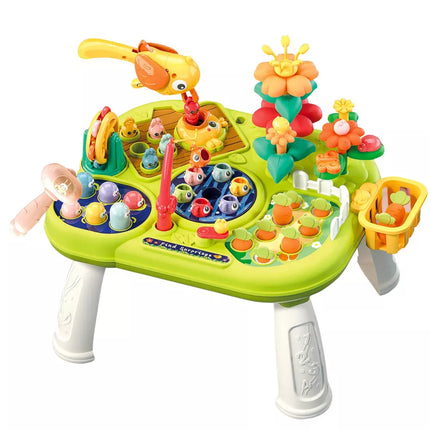 Daugiafunkcinis interaktyvus stalas mažyliams, skirtas lavinti įgūdžius