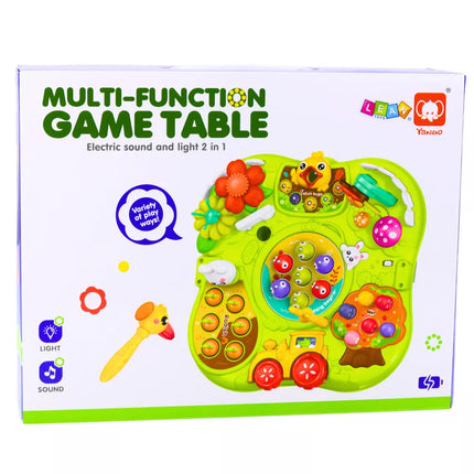 Daugiafunkcinis interaktyvus stalas mažyliams, skirtas lavinti įgūdžius