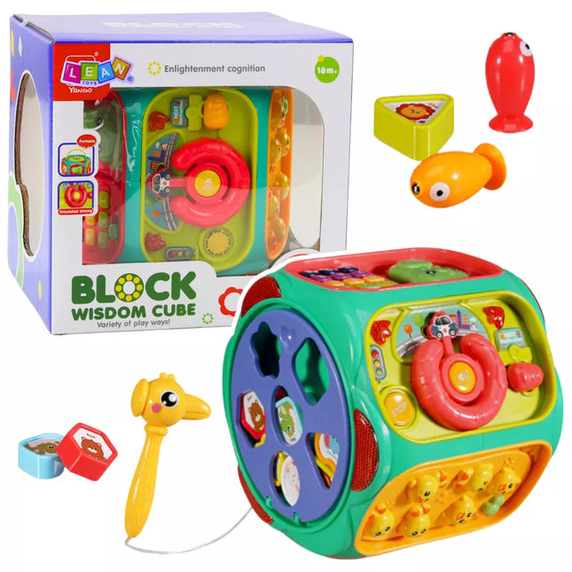 Edukacinis žaislas Interaktyvus kubas Multifunkcinis 8in1