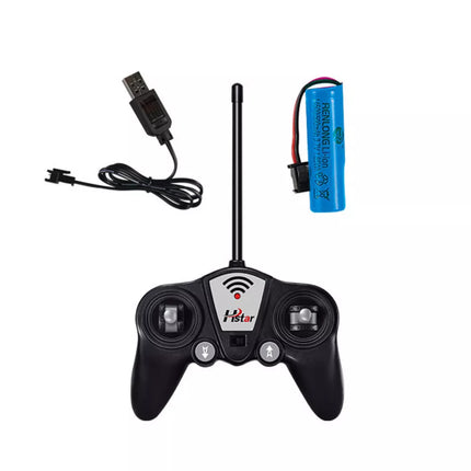 Ekskavatorius buldozeris nuotolinio valdymo RC 2.4G 9CH geltonas