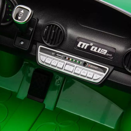 Automobilis su baterijomis S322 Žalias 4x4