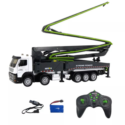 RC Betono maišyklės sunkvežimis su nuotoliniu valdymu Huina pilkas 1:18