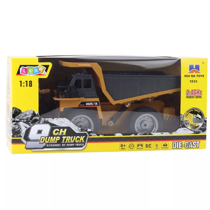 Huina RC Savivariklis Geltonas 9-CH 1:18