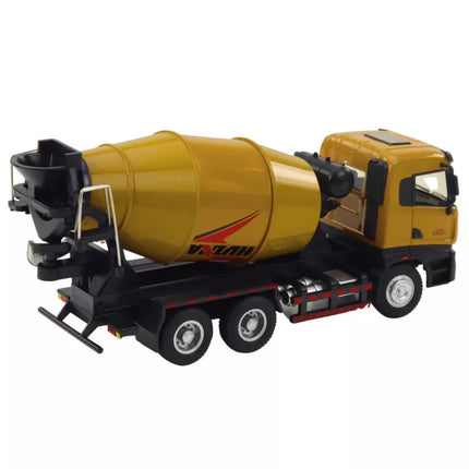 Betono maišyklė statybinė transporto priemonė Metalinė Huina Chaki 1:50