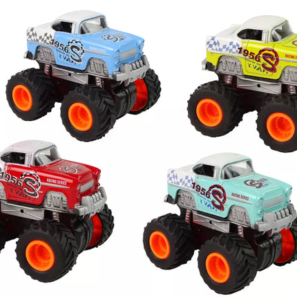 4x4 klasikinis didelių ratų modelis, 4 spalvos