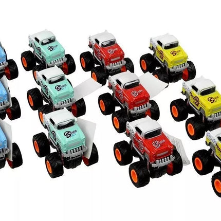 4x4 klasikinis didelių ratų modelis, 4 spalvos